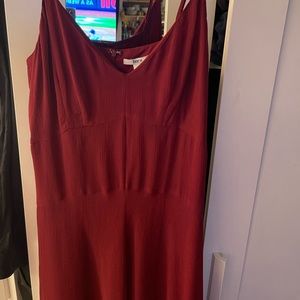 Bar III burgundy dress